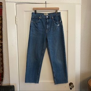 Everlane Way High Jean Distressed size 30